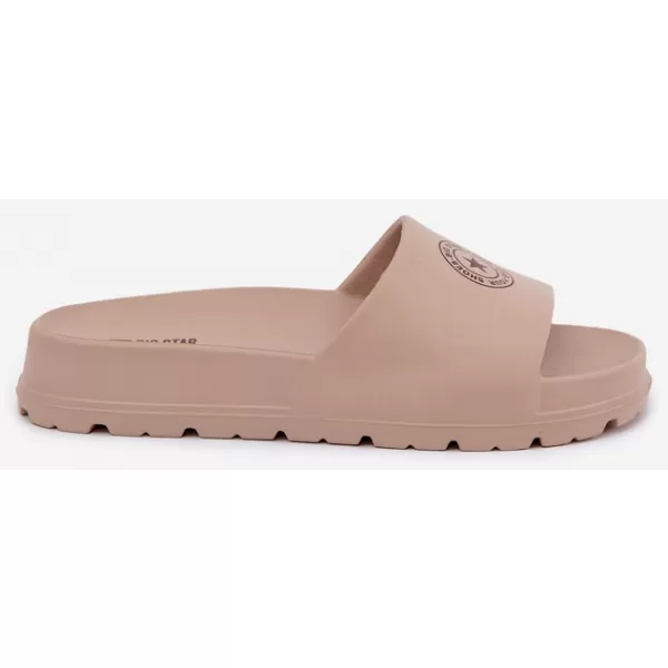  Ženski copati BIG STAR SHOES UU274074 ODTENKI RJAVE IN BEŽ 
