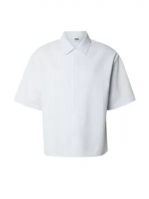 Moška srajca URBAN CLASSICS TB8417-22394 ZAMRZNITEV MODRA/BELA