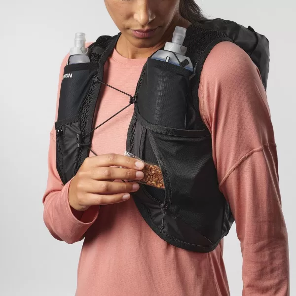  Ženski nahrbtnik SALOMON ACTIVE SKIN 12 LC2178600 ČRNA/KOVINSKA 