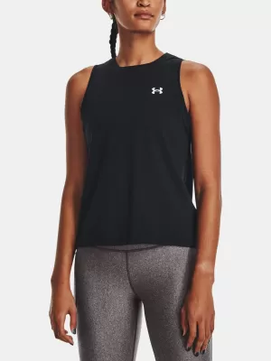 Ženski brezrokavnik UNDER ARMOUR UA ESSENTIAL CTTN STRCH TANK 1376959-001 ČRNA