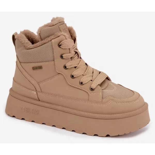  Ženski snežaki BIG STAR SHOES UU274166 BEŽ 