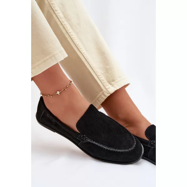  Ženski mokasini BIG STAR SHOES TT274209 ČRNA 