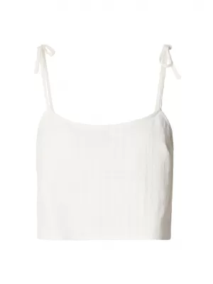 Ženski top URBAN CLASSICS TB8375-00220 BELA