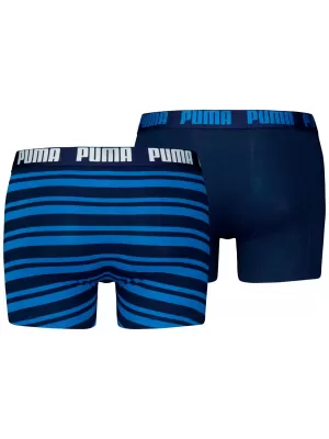 Moške boksarice PUMA MEN EVERYDAY HERITAGE STRIPE BOXER 93832601 MODRA
