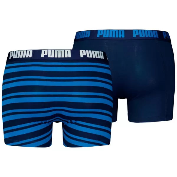  Moške boksarice PUMA MEN EVERYDAY HERITAGE STRIPE BOXER 93832601 MODRA 