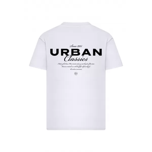  Moška majica s kratkimi rokavi URBAN CLASSICS TB8665 BELA 