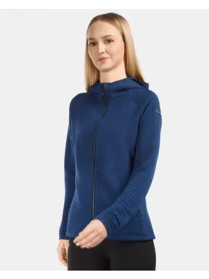 Ženski pulover iz flisa KILPI TANALI-W 1L0202KI TEMNO MODRA
