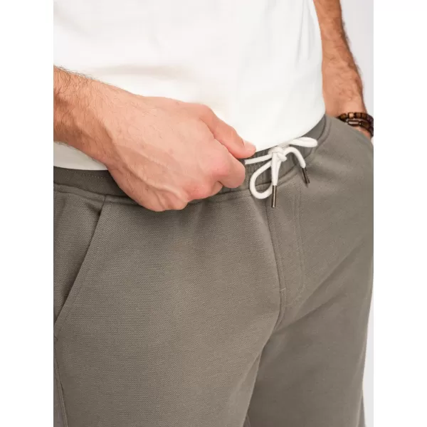  Moške kratke hlače OMBRE OM-SRSK-0124 KAKI 