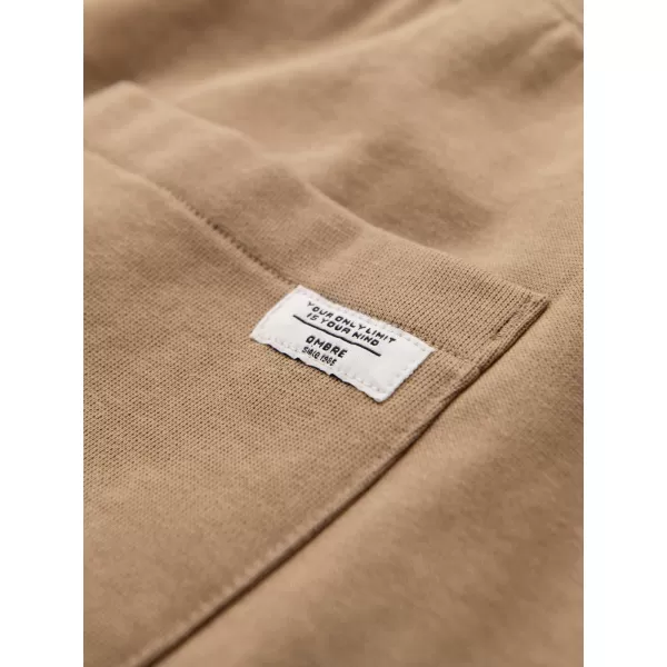  Moške trenirke OMBRE OM-PABS-0304 RJAVA 