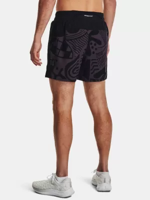 Moške kratke hlače UNDER ARMOUR WE RUN IN PEACE SHORT 1377048-001 ČRNA