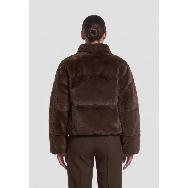  Ženska prešita jakna URBAN CLASSICS TB7935-00075 RJAVA 