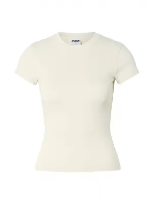 Ženska majica s kratkimi rokavi URBAN CLASSICS TB8569-02903 BELI PESEK