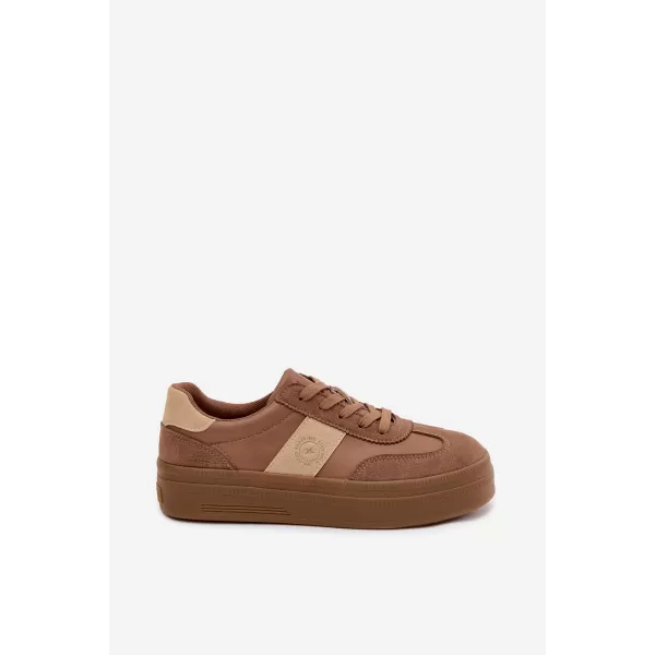  Ženske superge BIG STAR SHOES UU274015 RJAVA/BEŽ 