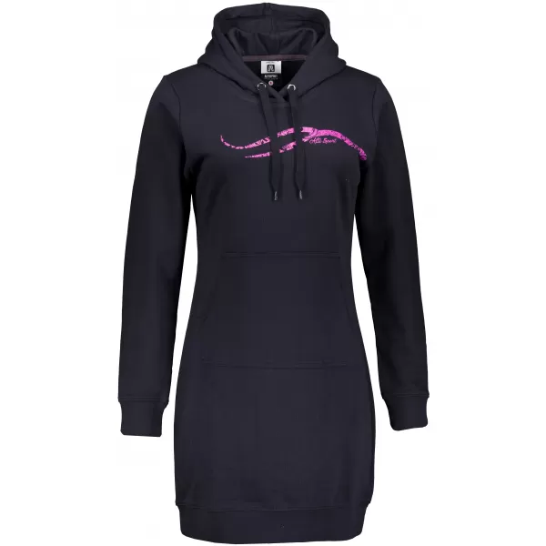  Ženski podaljšan pulover ALTISPORT ALW001419 MORNARSKO MODRA 