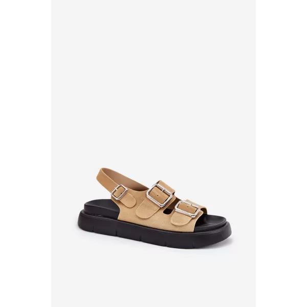  Ženske sandale BIG STAR SHOES RR274665 BEŽ 