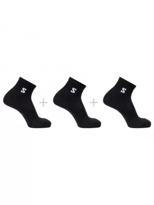 Nogavice SALOMON EVERYDAY LITE QUARTER 3-PACK LC2911700 ČRNA
