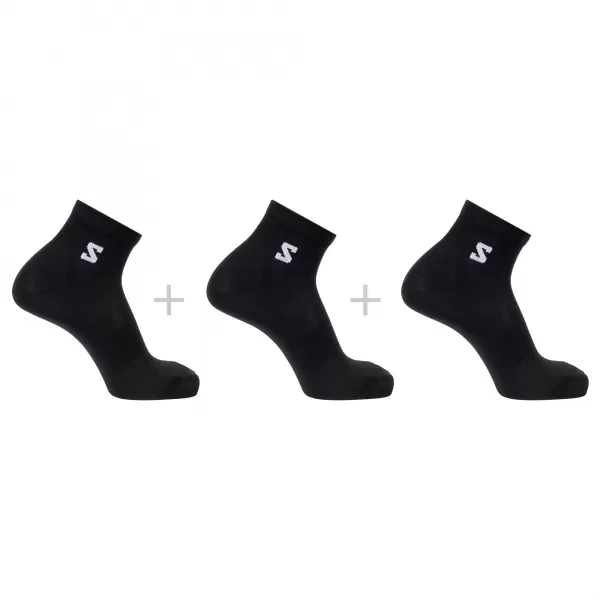 Nogavice SALOMON EVERYDAY LITE QUARTER 3-PACK LC2911700 ČRNA 