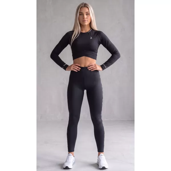  Ženske vrhunske dolge pajkice (nove velikosti) ALTISPORT VOJ/ALW021LEG05 ČRNA 