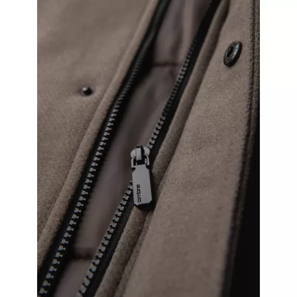  Moška parka OMBRE OM-COWC-0161 PEPELNATO SIVA 