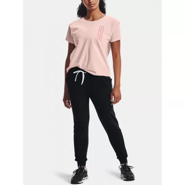  Ženske hlače UNDER ARMOUR UA RUSH FLEECE PANT 1365775-001 ČRNA 