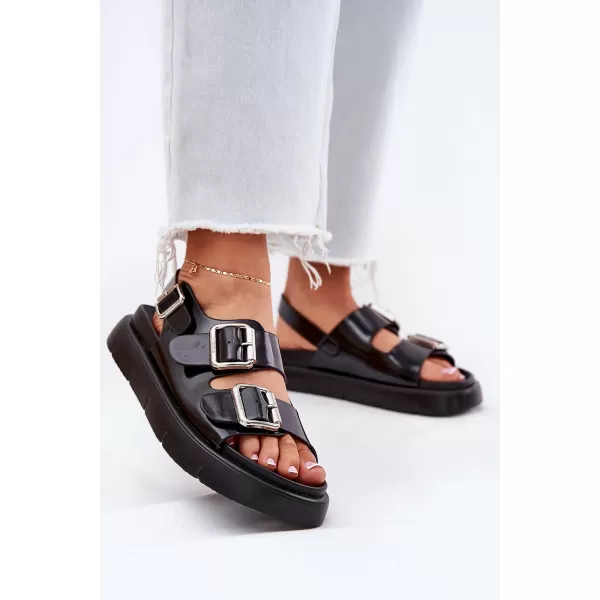  Ženske sandale BIG STAR SHOES RR274662 ČRNA 