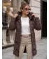 Ženska jakna DSTREET TY5822 RJAVA