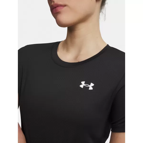  Ženska majica s kratkimi rokavi UNDER ARMOUR TECH MESH SS 6009990-001 ČRNA 