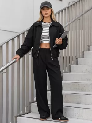 Ženska jakna DSTREET TY5958 ČRNA