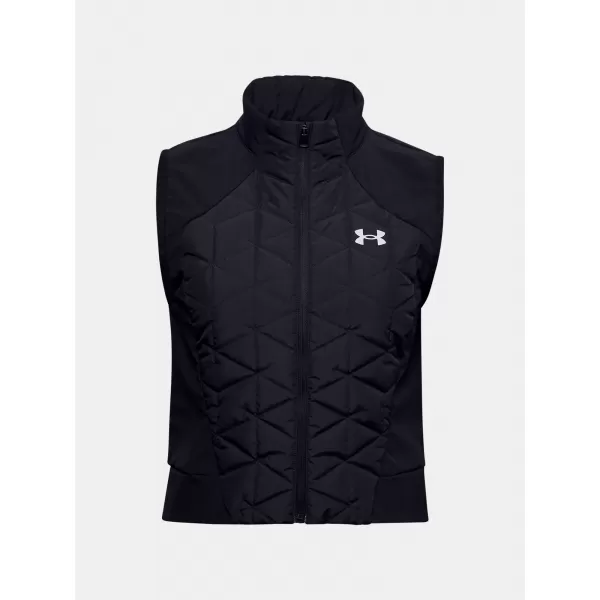  Ženski telovnik UNDER ARMOUR CG REACTOR RUN STORM VEST 1355811-001 ČRNA 