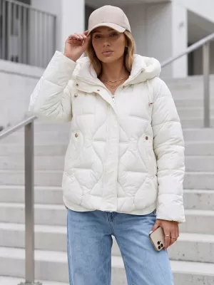Ženska jakna DSTREET TY5938 EKRU