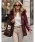 Ženska jakna DSTREET TY5813 BORDO