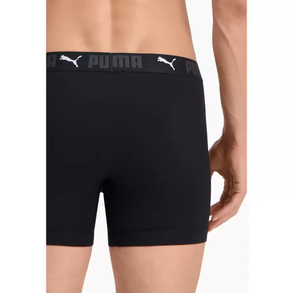  Moške boksarice PUMA SPORT COTTON BOXER 2P 93552101 ČRNA 