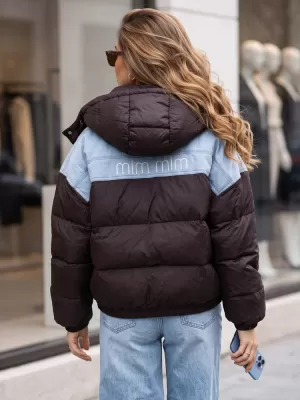 Ženska jakna DSTREET TY6088 RJAVA
