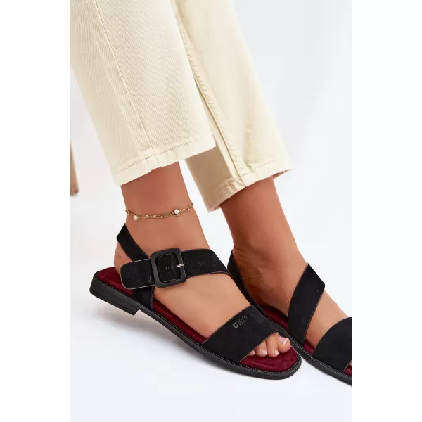  Ženske sandale BIG STAR SHOES TT274490 ČRNA 