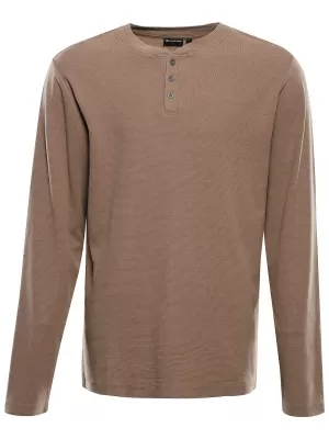 Moška majica s kratkimi rokavi ALPINE PRO THERMAL SEPIA ODTENEK