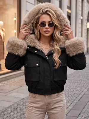 Ženska jakna DSTREET TY5835 ČRNA