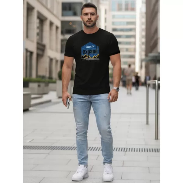  Moška majica s kratkimi rokavi DSTREET NX5004R-BK ČRNA 