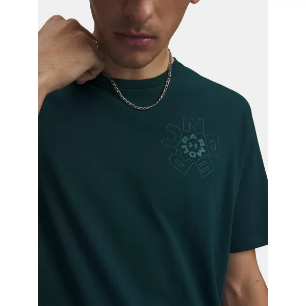  Moška majica s kratkimi rokavi UNDER ARMOUR M RADIAL WM SS 6009264-919 ZELENA 