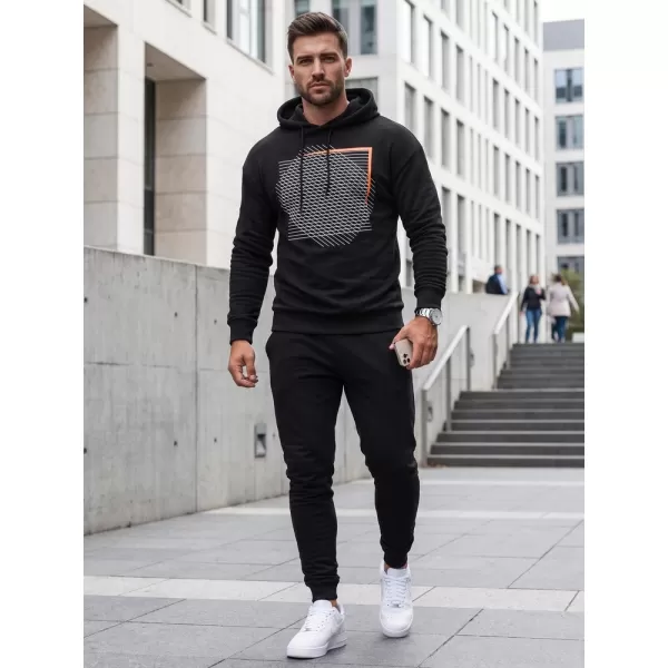  Moški komplet DSTREET AX0689 ČRNA 