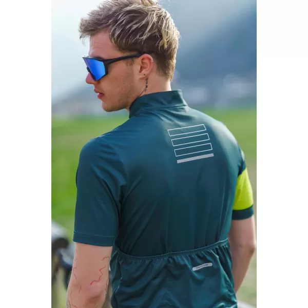  Moški kolesarski dres NORDBLANC CAMEL NBSMF8079 ZELENA 