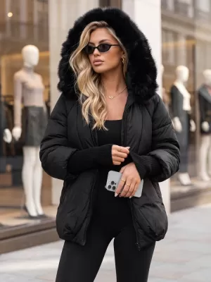 Ženska jakna DSTREET TY5995 ČRNA