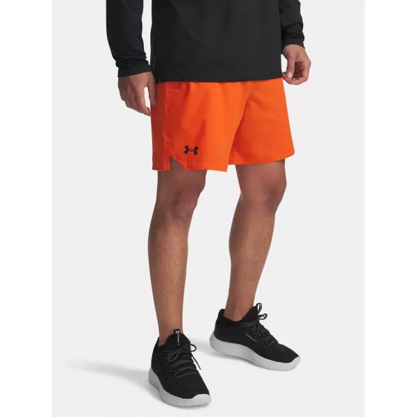  Moške kratke hlače UNDER ARMOUR VANISH WOVEN 6IN SHORTS 1373718-844 ORANŽNA 
