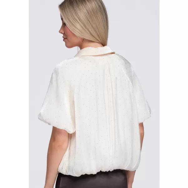  Ženska srajca OMBRE OW-SH-E0068 BEŽ 