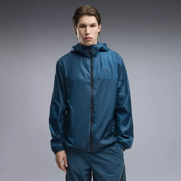  Moška jakna PUMA ESS REGULAR WINDBREAKER 68462536 POLNOČNI BENCIN 