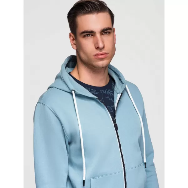  Moški pulover OMBRE OM-SSBZ-0272 MODRA 