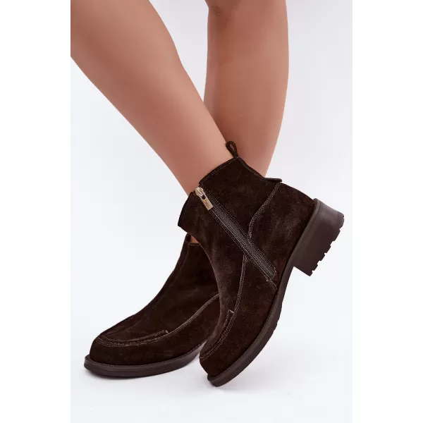  Ženski gležnjarji BIG STAR SHOES UU274602 RJAVE/BEŽ SENCE 