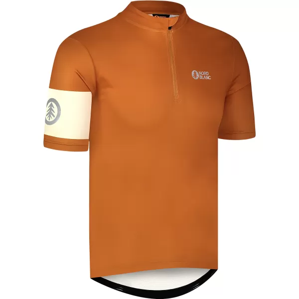  Moški kolesarski dres NORDBLANC CAMEL NBSMF8079 RJAVA 