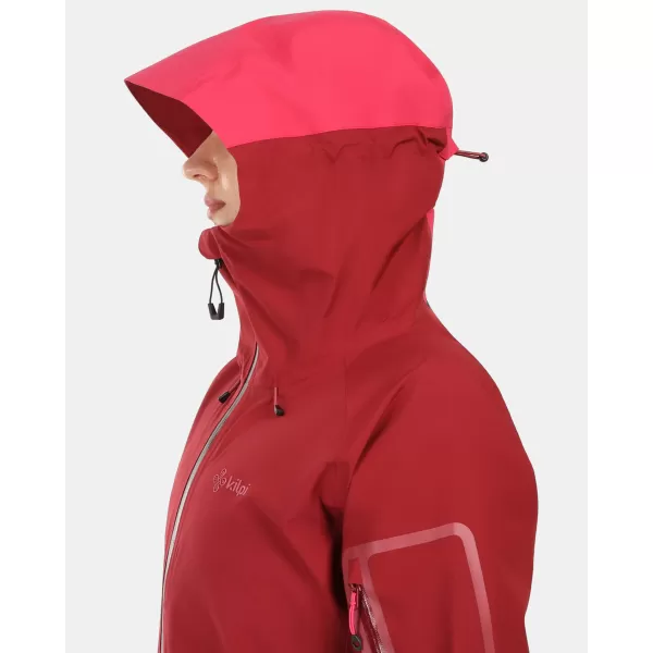  Ženska hardshell jakna KILPI MAMBA-W 1L0101KI TEMNO RDEČA 