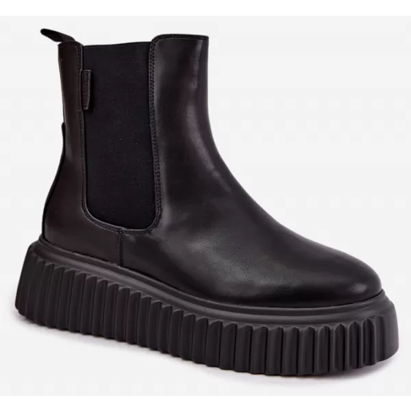  Ženski gležnjarji BIG STAR SHOES UU274334 ČRNA 
