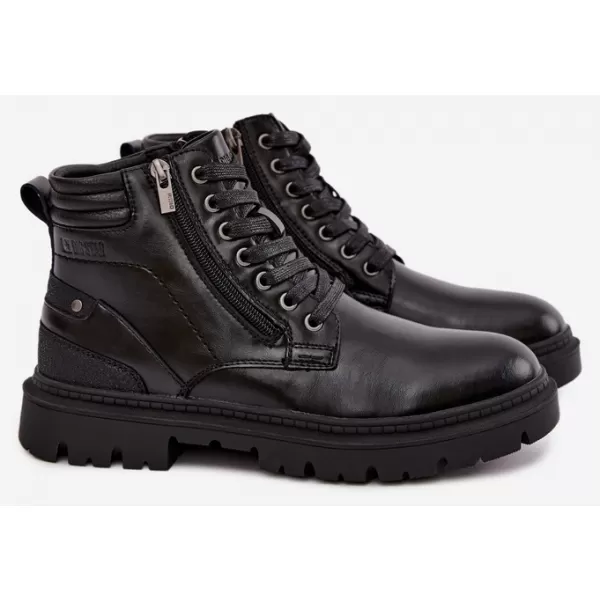  Moški gležnarji BIG STAR SHOES UU174242 ČRNA 